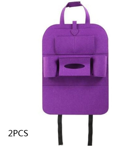 Purple backpack with a front pocket on a white background, mordenstore. 