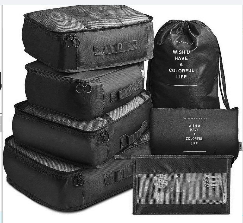 8-Piece Luggage Organizer Packing Cubes Travel Bag Mordenstore rj8m7q-57