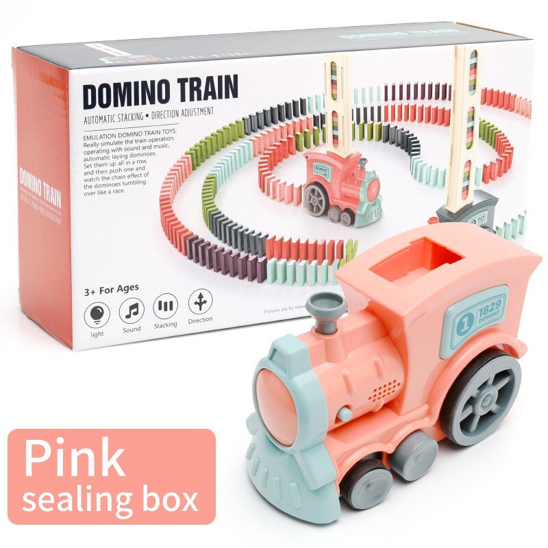 Automatic Domino Train Toy for Kids – Electric Building Blocks Puzzle Car Toy | Mordenstore rj8m7q-57