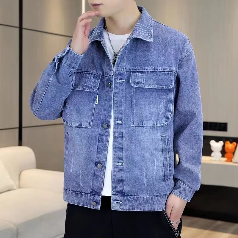 Men’s Stylish Relaxed Fit Casual Denim Jacket – Mordenstore rj8m7q-57