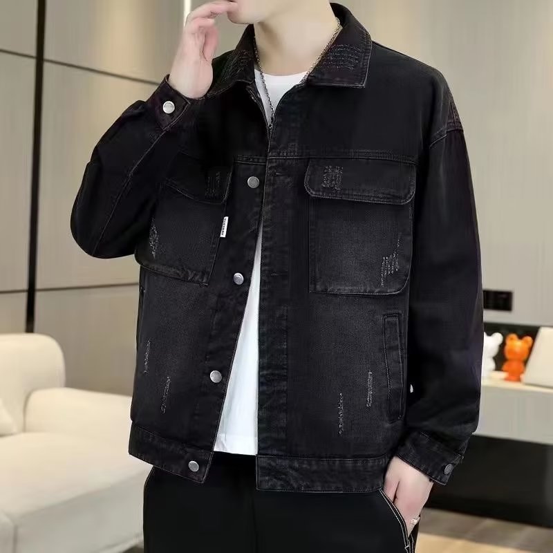 Men’s Stylish Relaxed Fit Casual Denim Jacket – Mordenstore rj8m7q-57