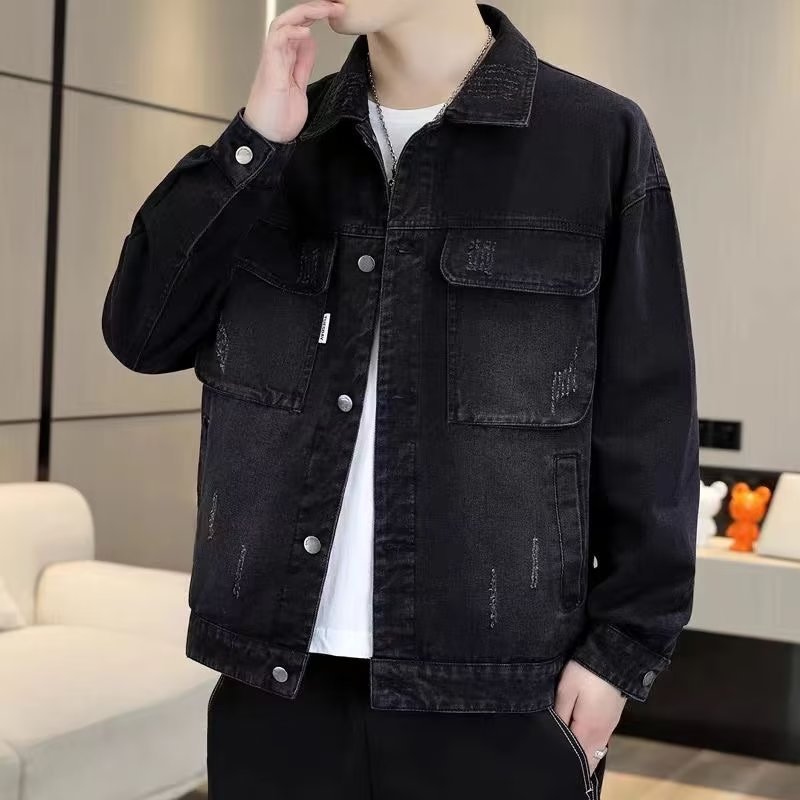 Men’s Stylish Relaxed Fit Casual Denim Jacket – Mordenstore rj8m7q-57