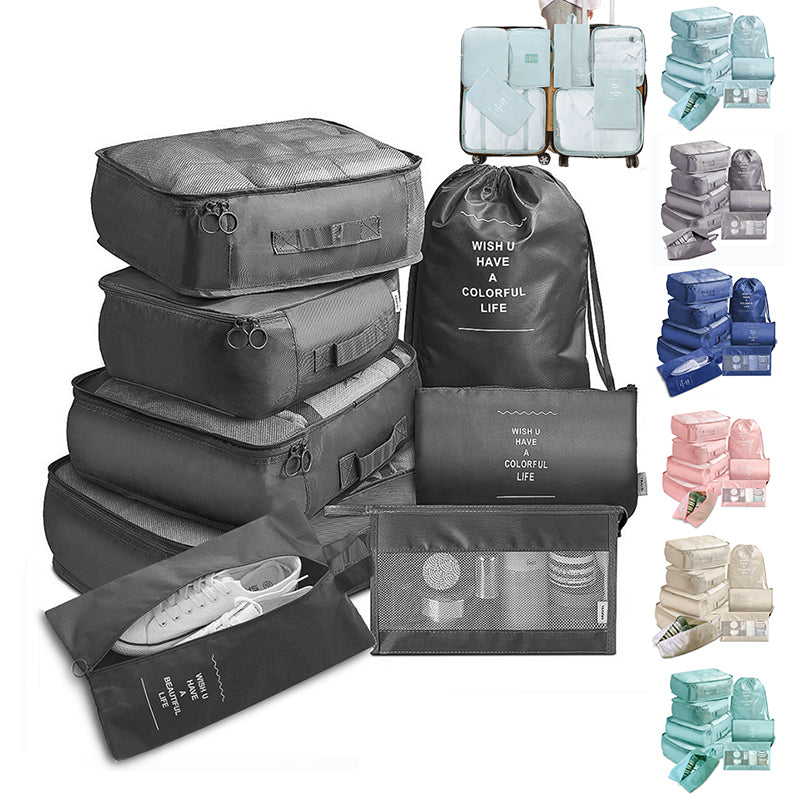 8-Piece Luggage Organizer Packing Cubes Travel Bag Mordenstore rj8m7q-57