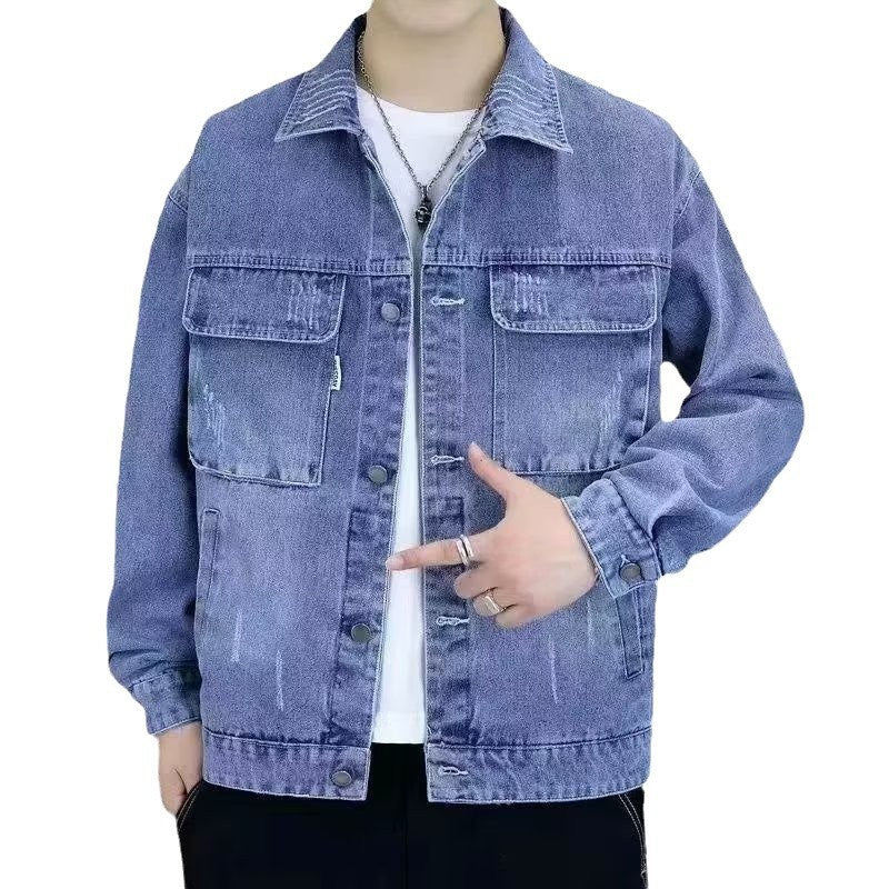 Men’s Stylish Relaxed Fit Casual Denim Jacket – Mordenstore rj8m7q-57