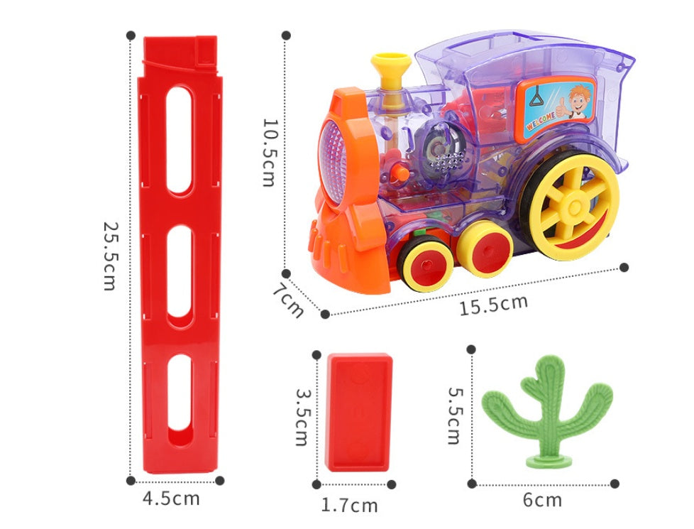 Automatic Domino Train Toy for Kids – Electric Building Blocks Puzzle Car Toy | Mordenstore rj8m7q-57