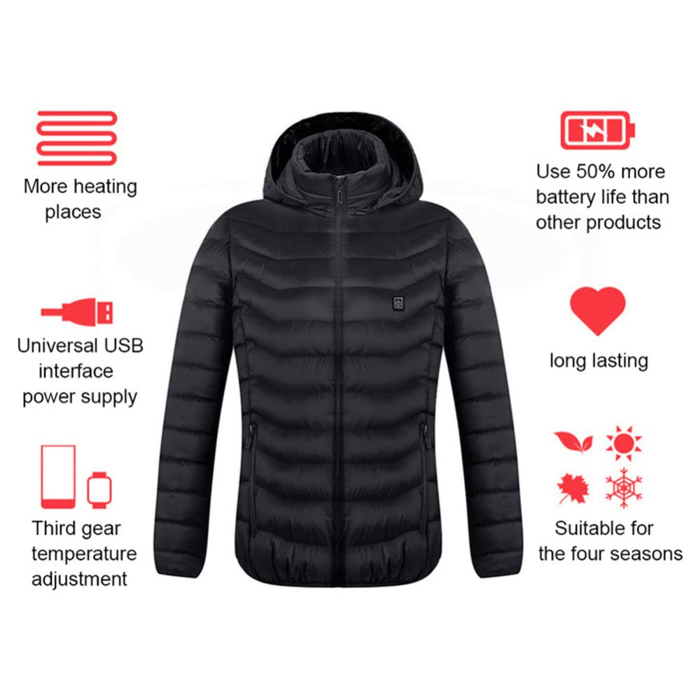 Men’s USB Heated Winter Jacket | Electric Thermal Cotton Heating Vest – mordenstore rj8m7q-57