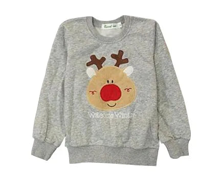 Christmas Family Look Deer Mommy and Me Clothes Matching Family Clothing Sets Mother Daughter Father Baby T-Shirt -mordenstore mordenstore