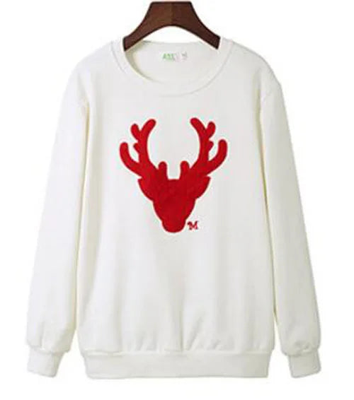 Christmas Family Look Deer Mommy and Me Clothes Matching Family Clothing Sets Mother Daughter Father Baby T-Shirt -mordenstore mordenstore