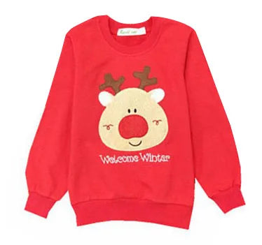 Christmas Family Look Deer Mommy and Me Clothes Matching Family Clothing Sets Mother Daughter Father Baby T-Shirt -mordenstore mordenstore