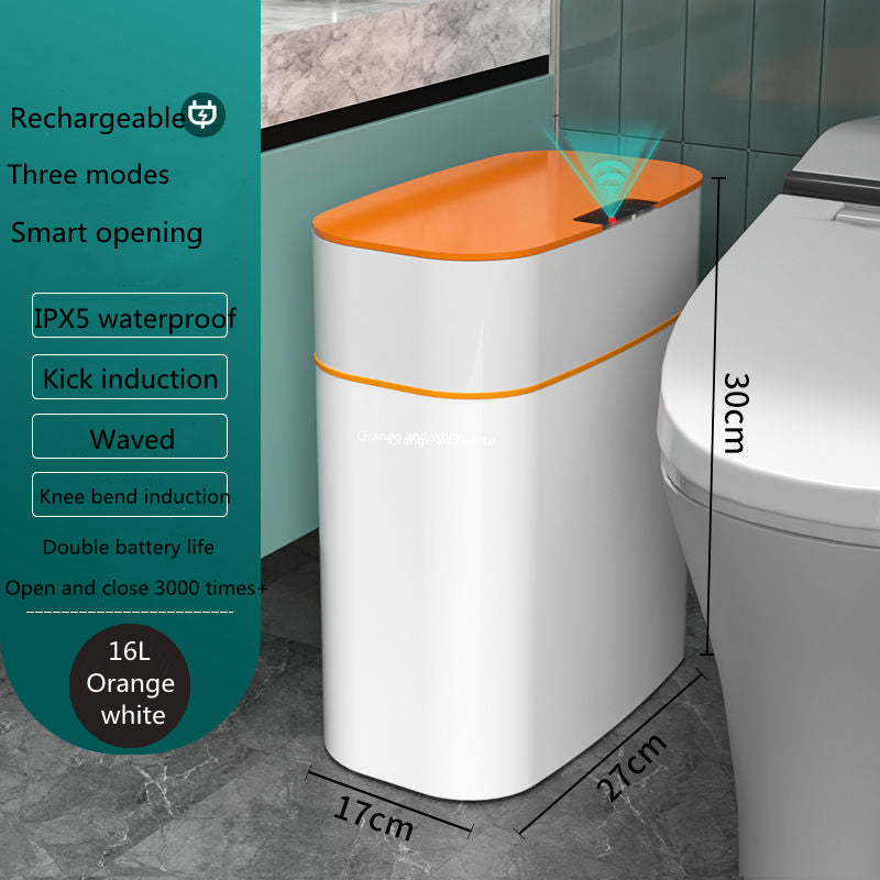 Smart Automatic Sensor Trash Can with UV Sterilization | Waterproof Hands-Free Dustbin for Kitchen & Bathroom – Mordenstore rj8m7q-57