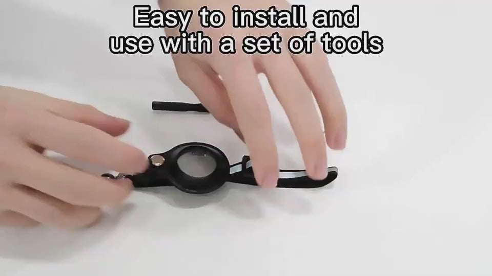 video Reflective Waterproof AirTag Dog Collar Case mordenstore